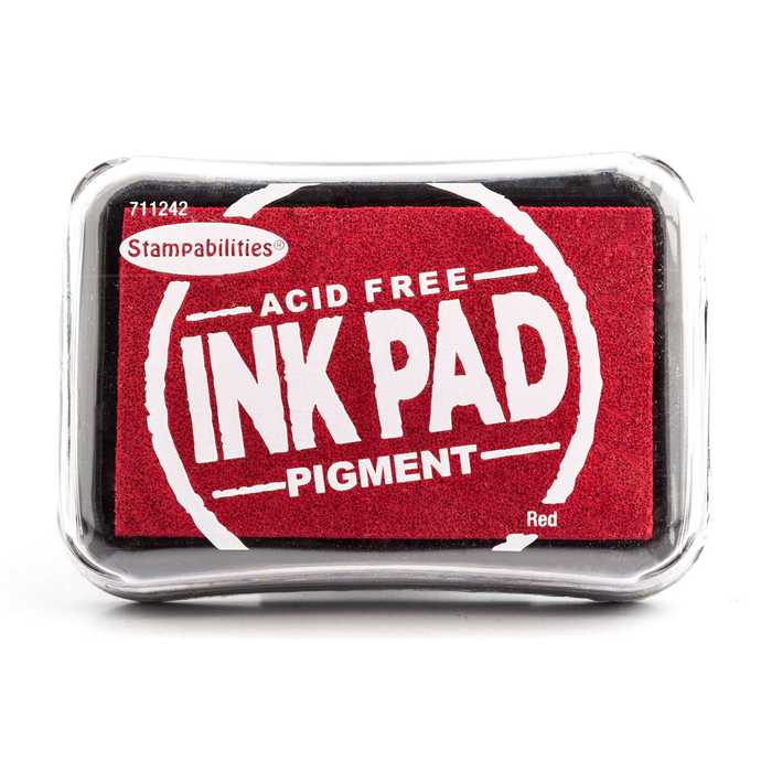 Red Pigment Ink Pad Hobby Lobby 711242